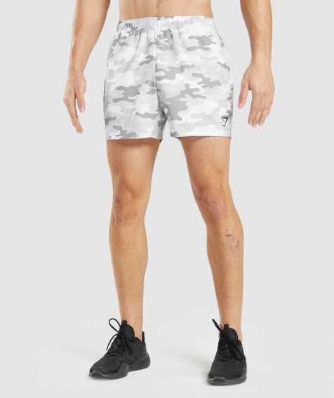 Men's Gymshark Arrival 5" Shorts Camo | CA 71D6AN